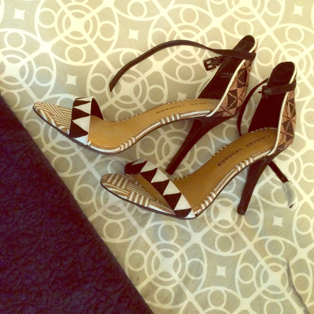 Like New, Chinese Laundry Tribal Heels, SZ 9.5